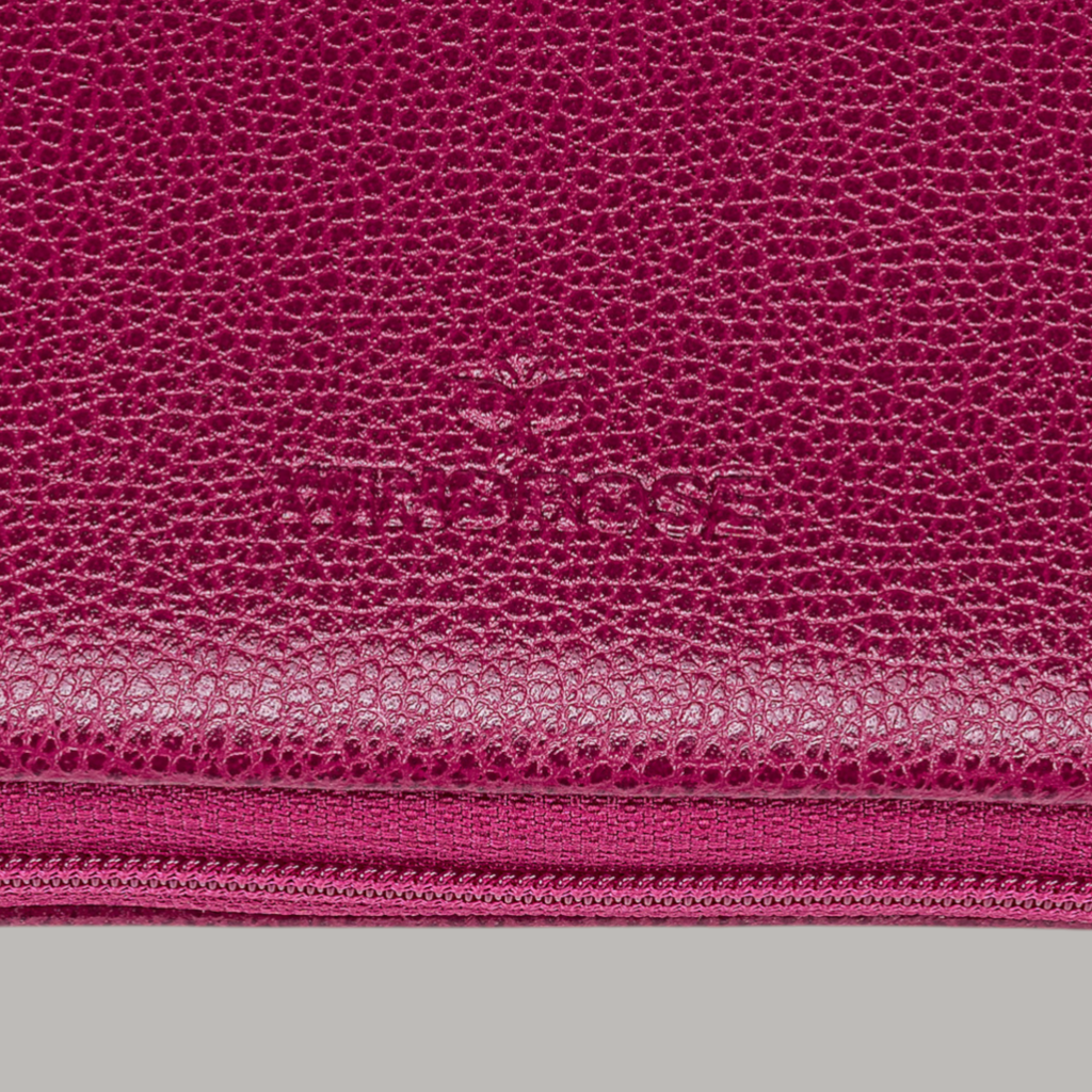 6-teilig Maniküretui beluga / beere (Leder)