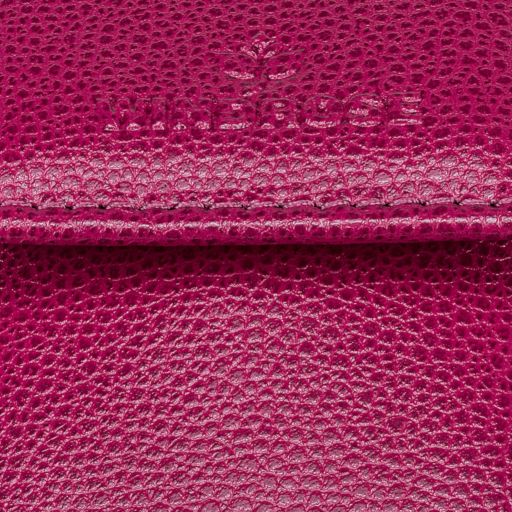 Astuccio per manicure 4 pezzi Beluga / berry (pelle)