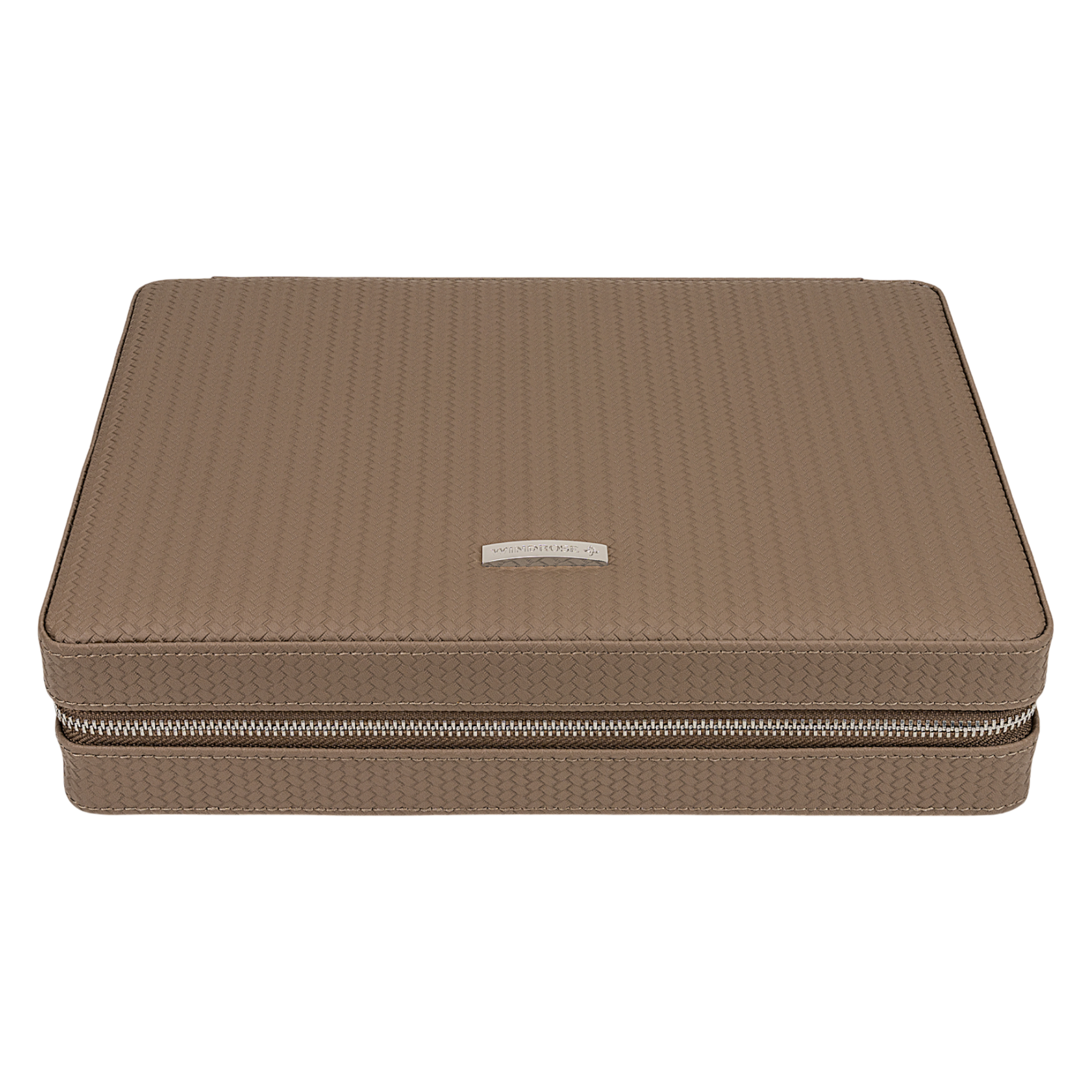 Boîte à bijoux zippée Corbello / mocca