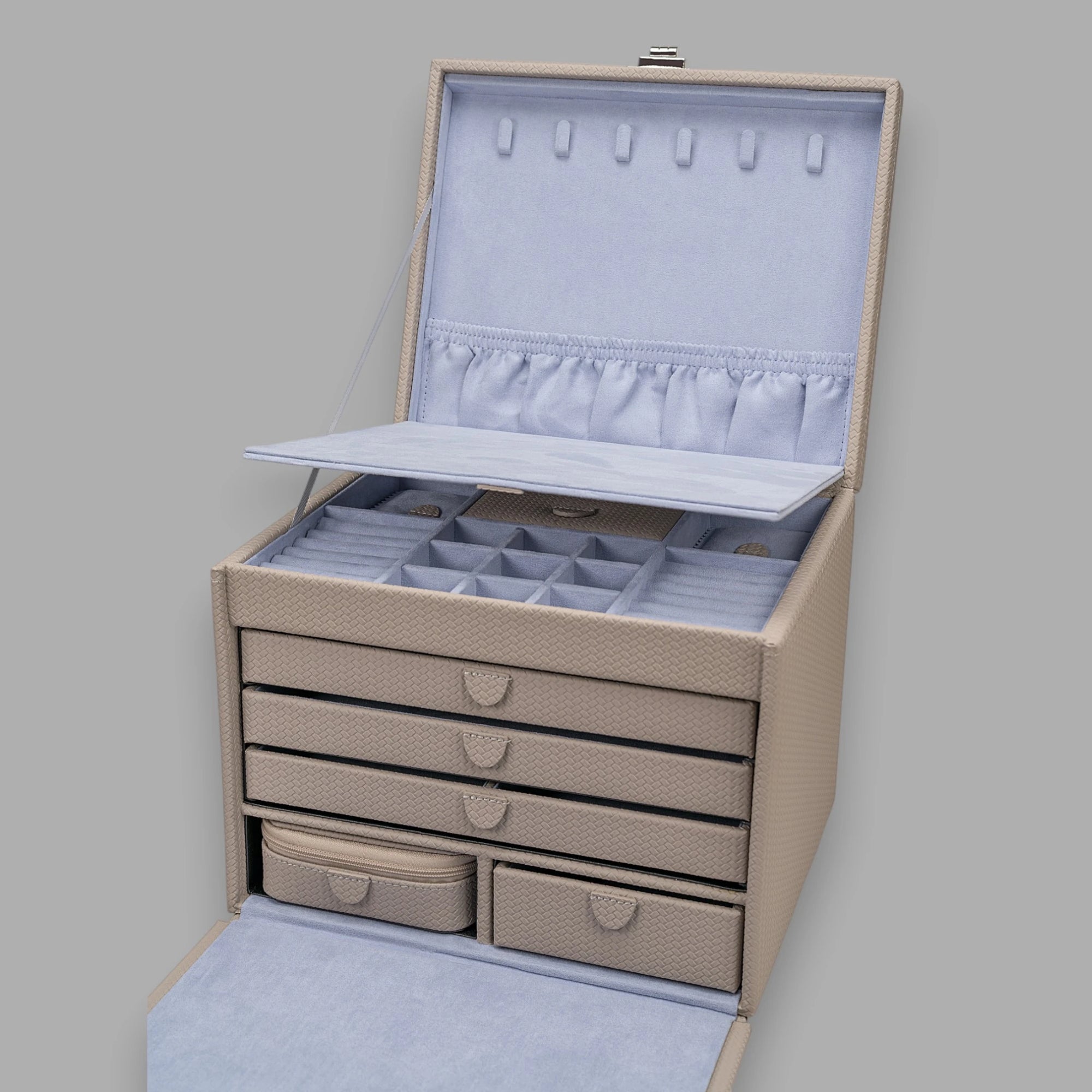 Portagioie XL con custodia da viaggio Corbello / taupe