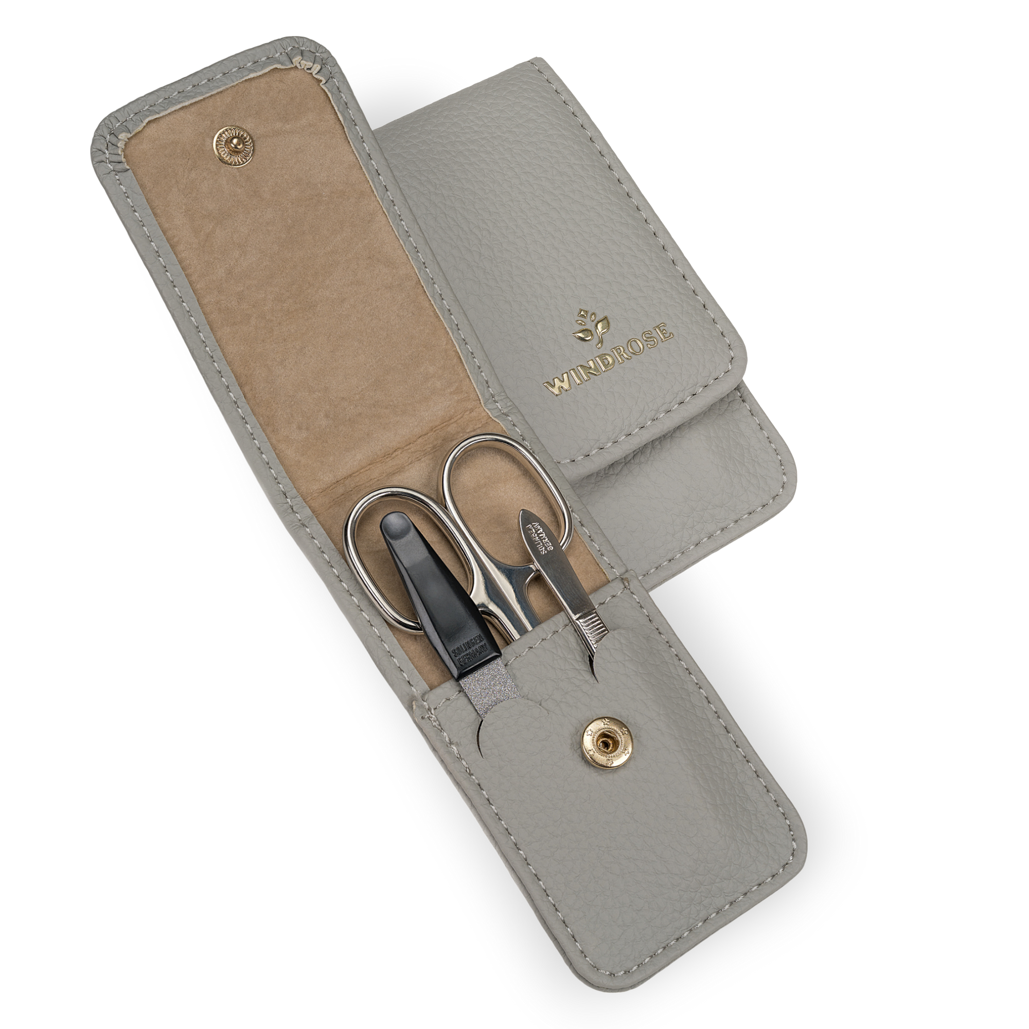 Astuccio manicure 3 pezzi Aurora / grigio chiaro