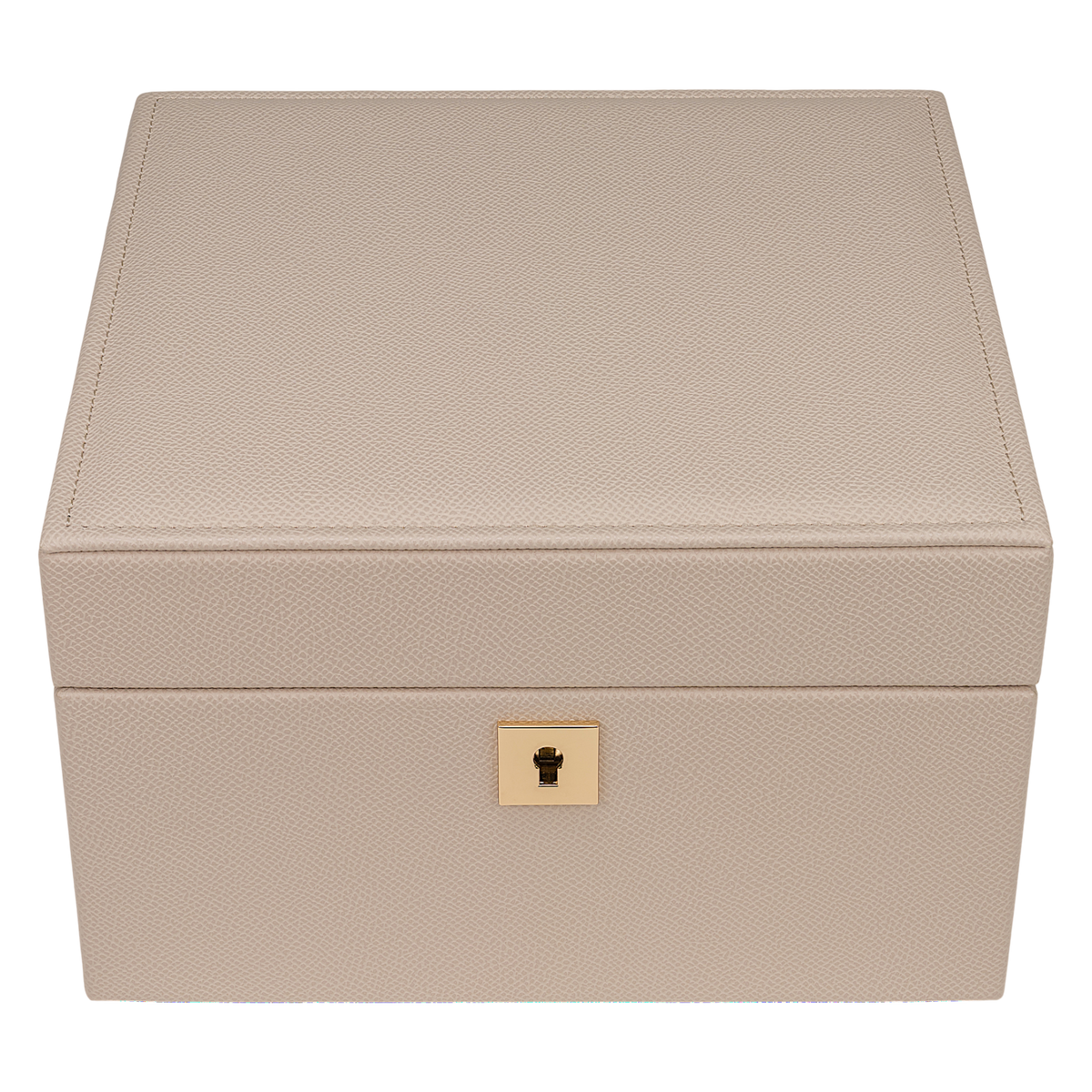 Schmuckkoffer luxora beige (Art.-Nr. 803991.12) – geschlossen, Frontansicht
