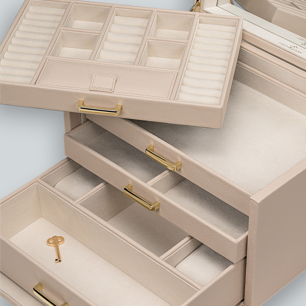 Schmuckkoffer luxora / beige