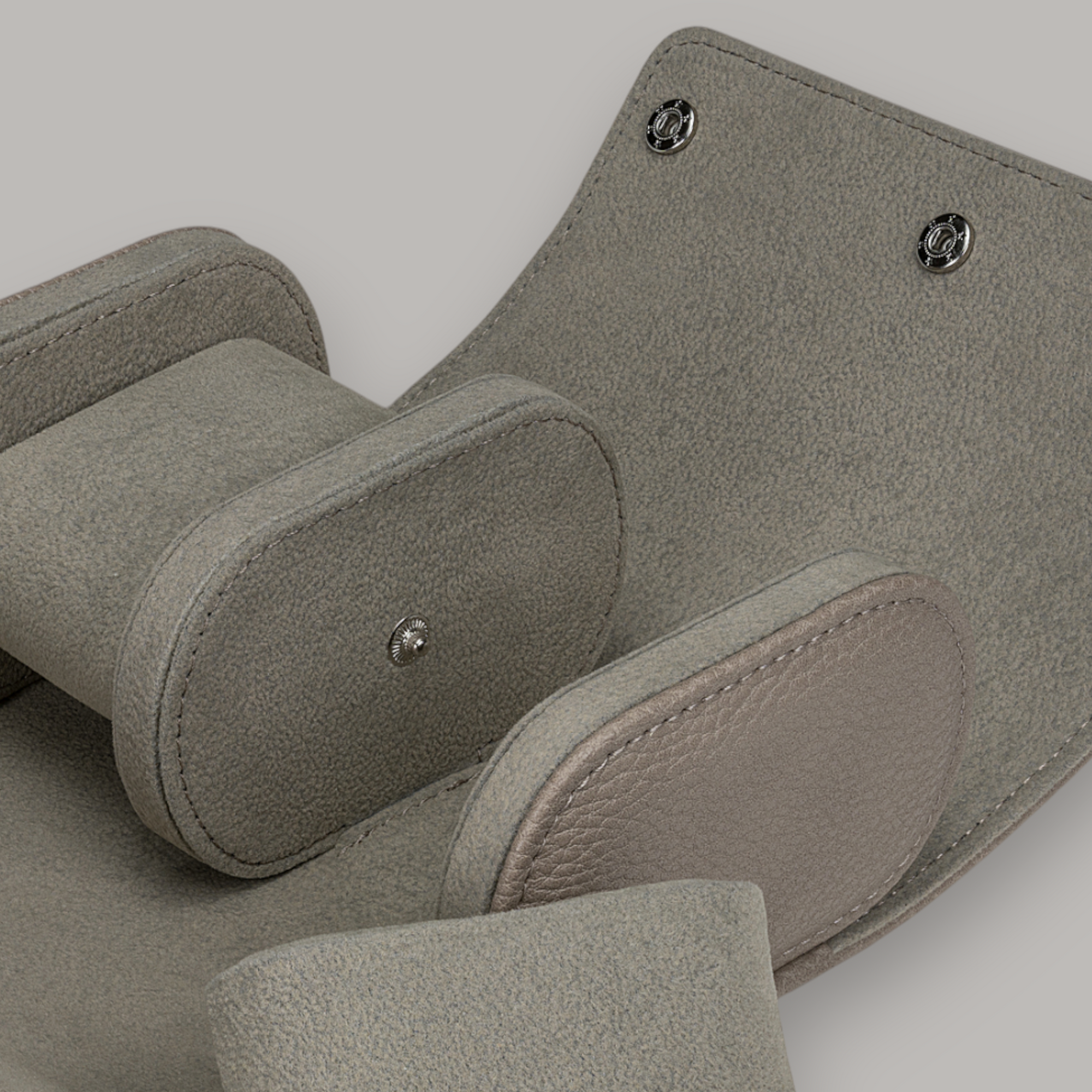 Étui à montres pour 2 montres Tempora / taupe