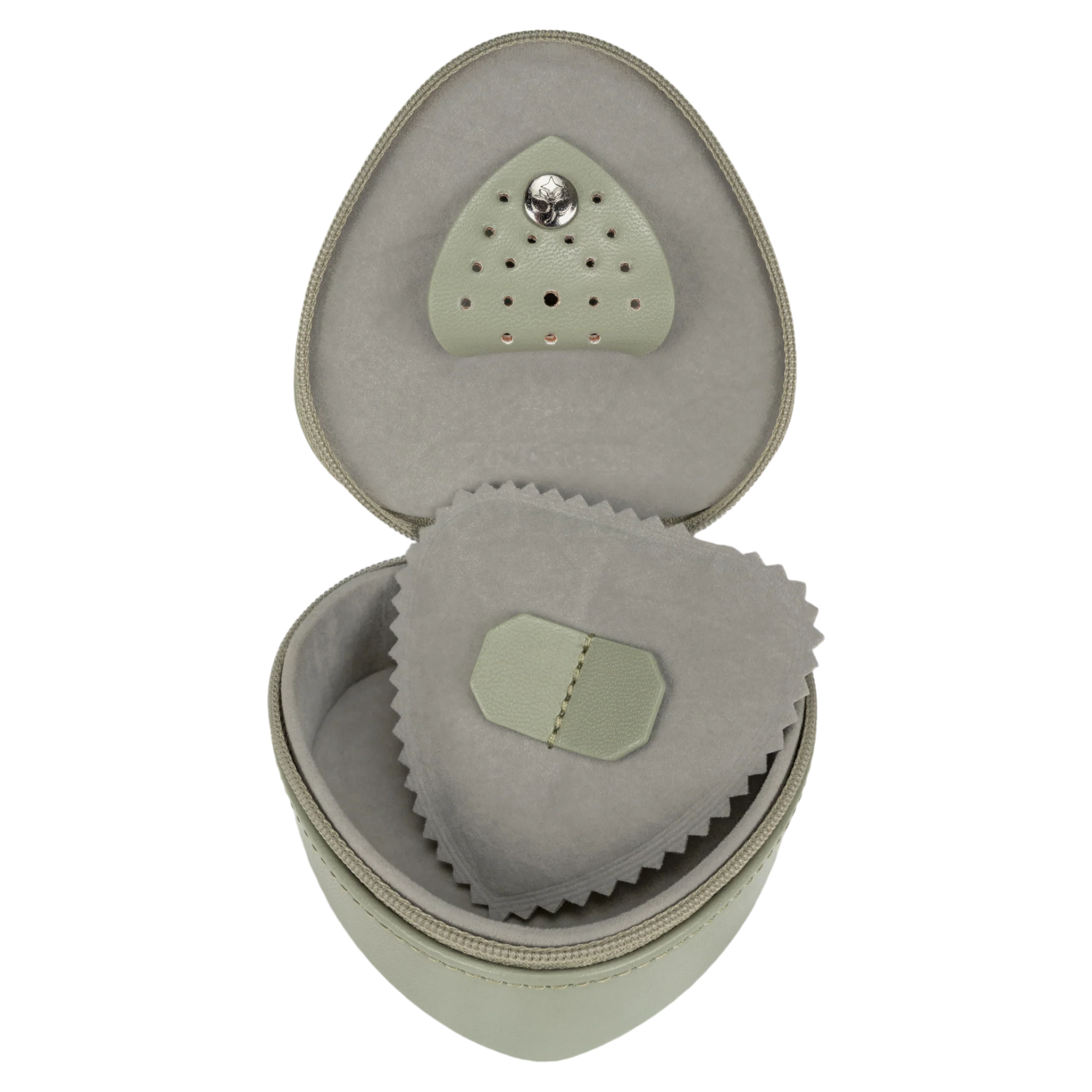 Scatola a cuore piccola Merino Moda / salvia